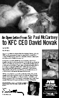 Sir Paul's KFC letter