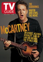 Sir Paul on the cover of TV GUIDE